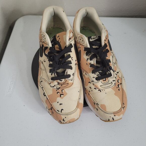 Nike Air Max 1 size 11 Premium Desert Beach Camo low-top military theme